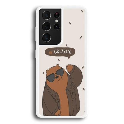 Bare Bears Grizzly Samsung Galaxy S21 Ultra Case-Oxvistore