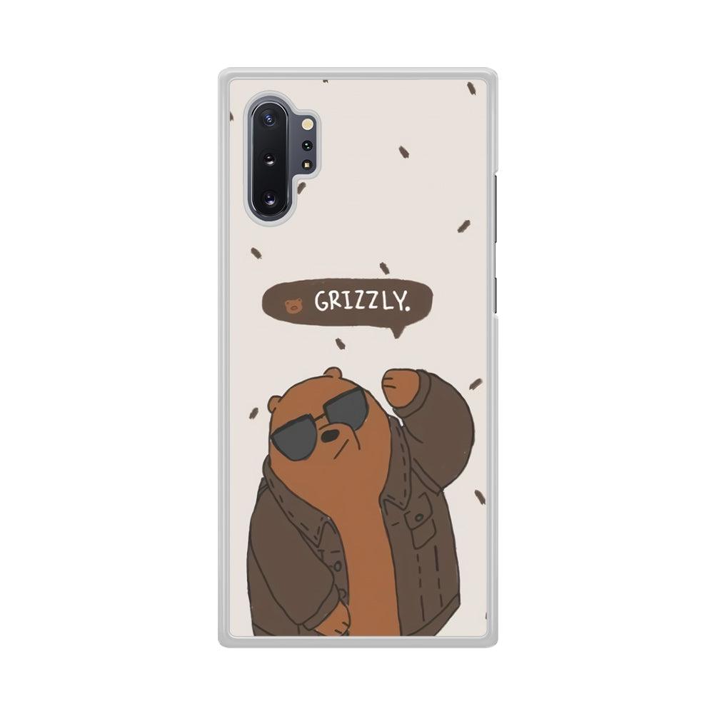 Bare Bears Grizzly Samsung Galaxy Note 10 Plus Case-Oxvistore