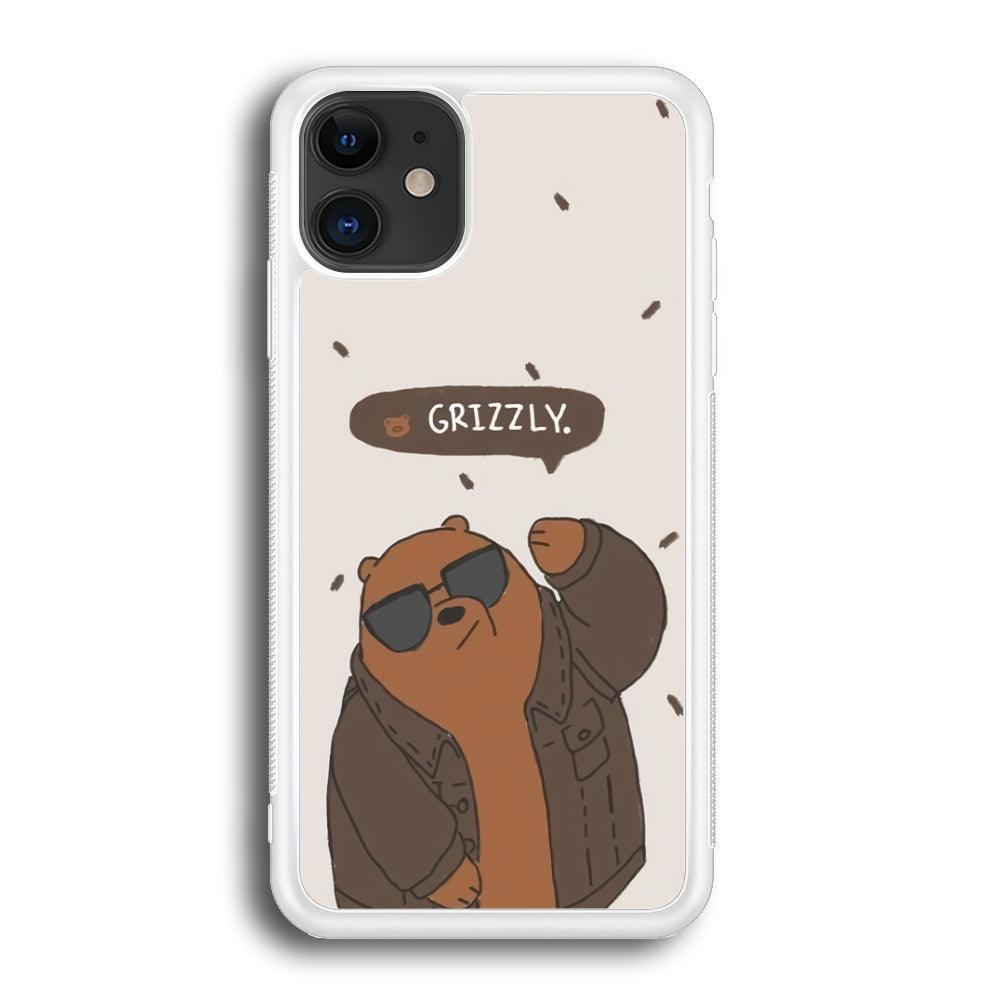 Bare Bears Grizzly iPhone 12 Case-Oxvistore