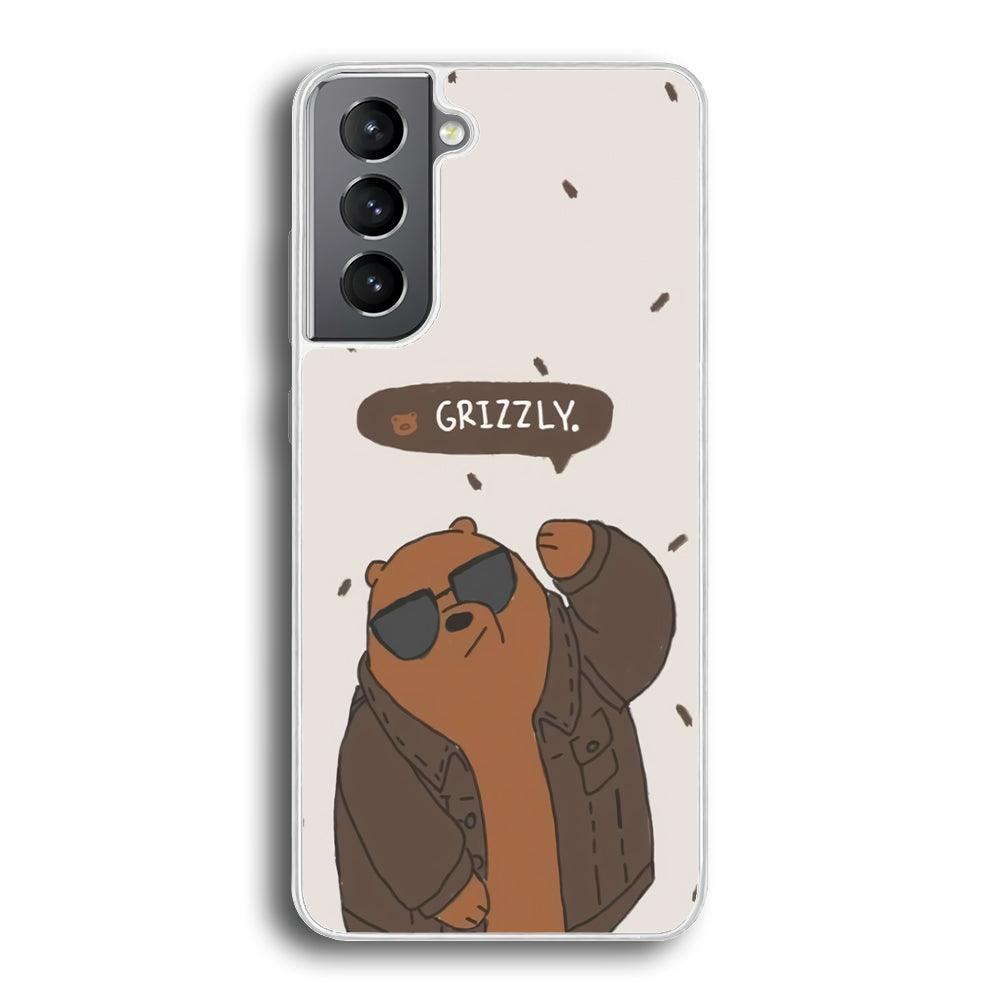 Bare Bears Grizzly Samsung Galaxy S21 Case-Oxvistore