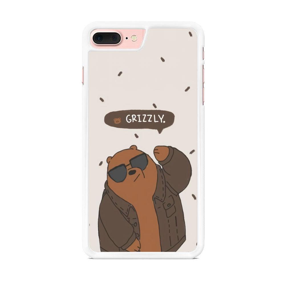 Bare Bears Grizzly iPhone 7 Plus Case-Oxvistore