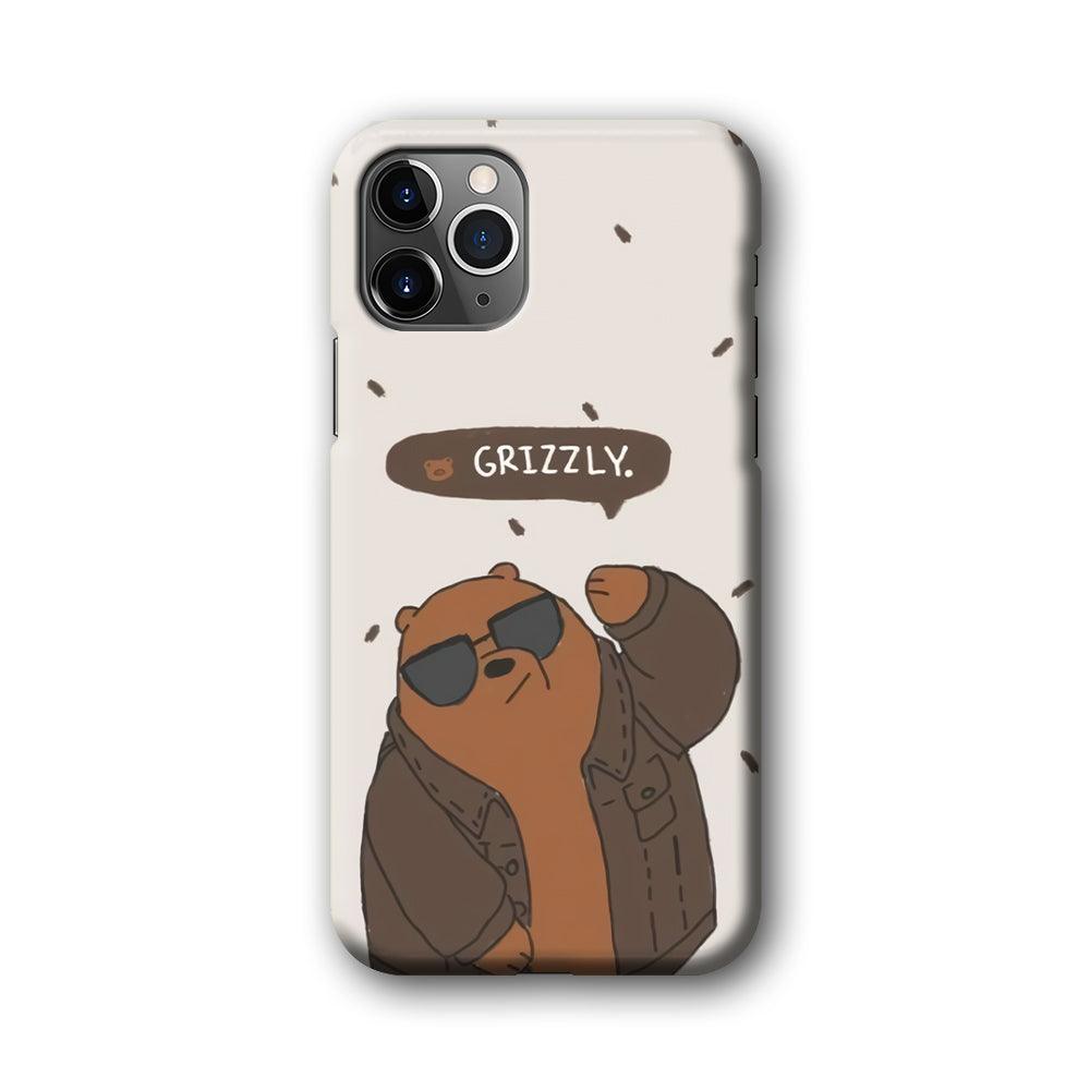 Bare Bears Grizzly iPhone 11 Pro Max Case-Oxvistore