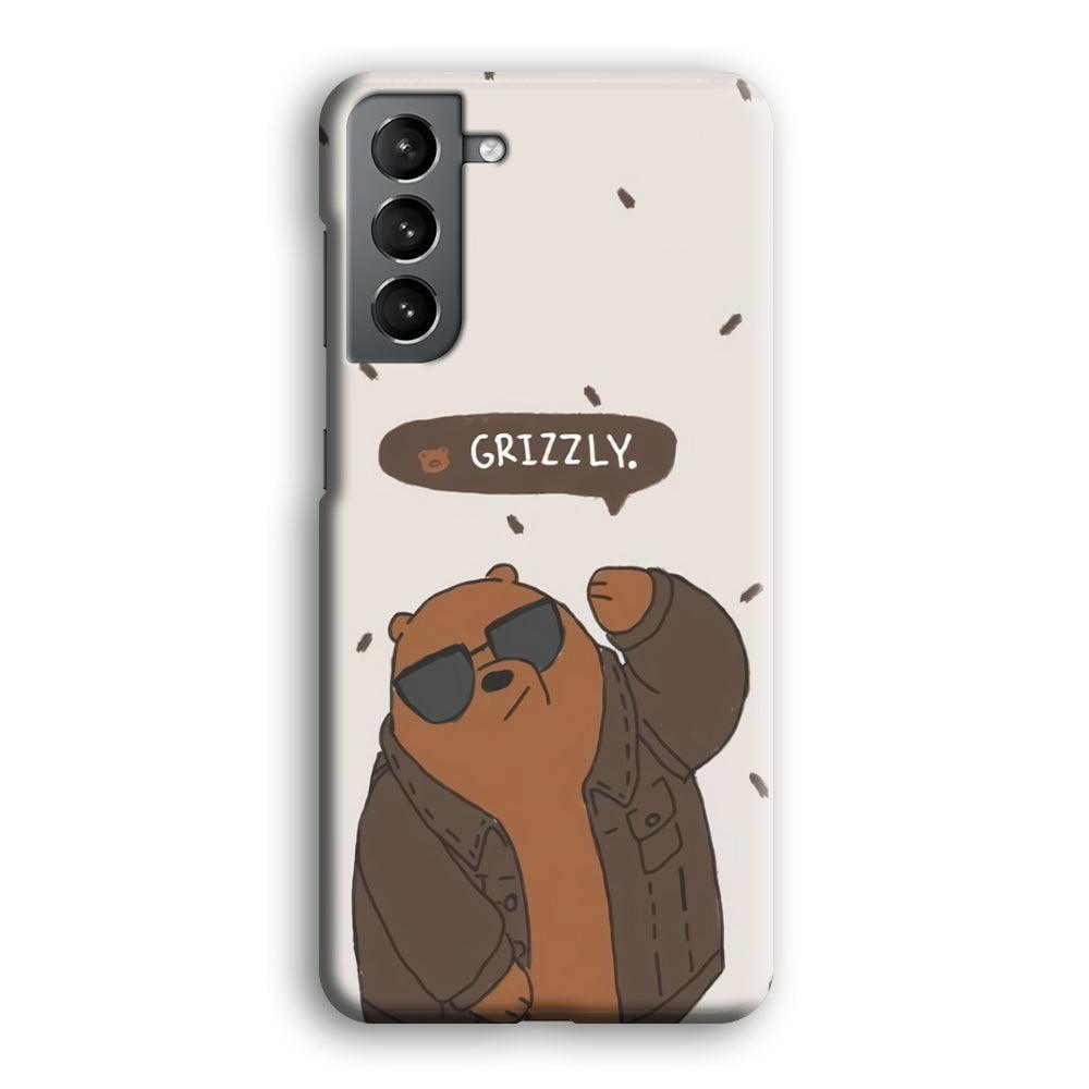 Bare Bears Grizzly Samsung Galaxy S21 Case-Oxvistore