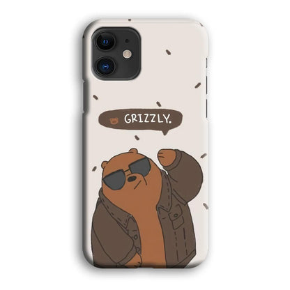 Bare Bears Grizzly iPhone 12 Case-Oxvistore