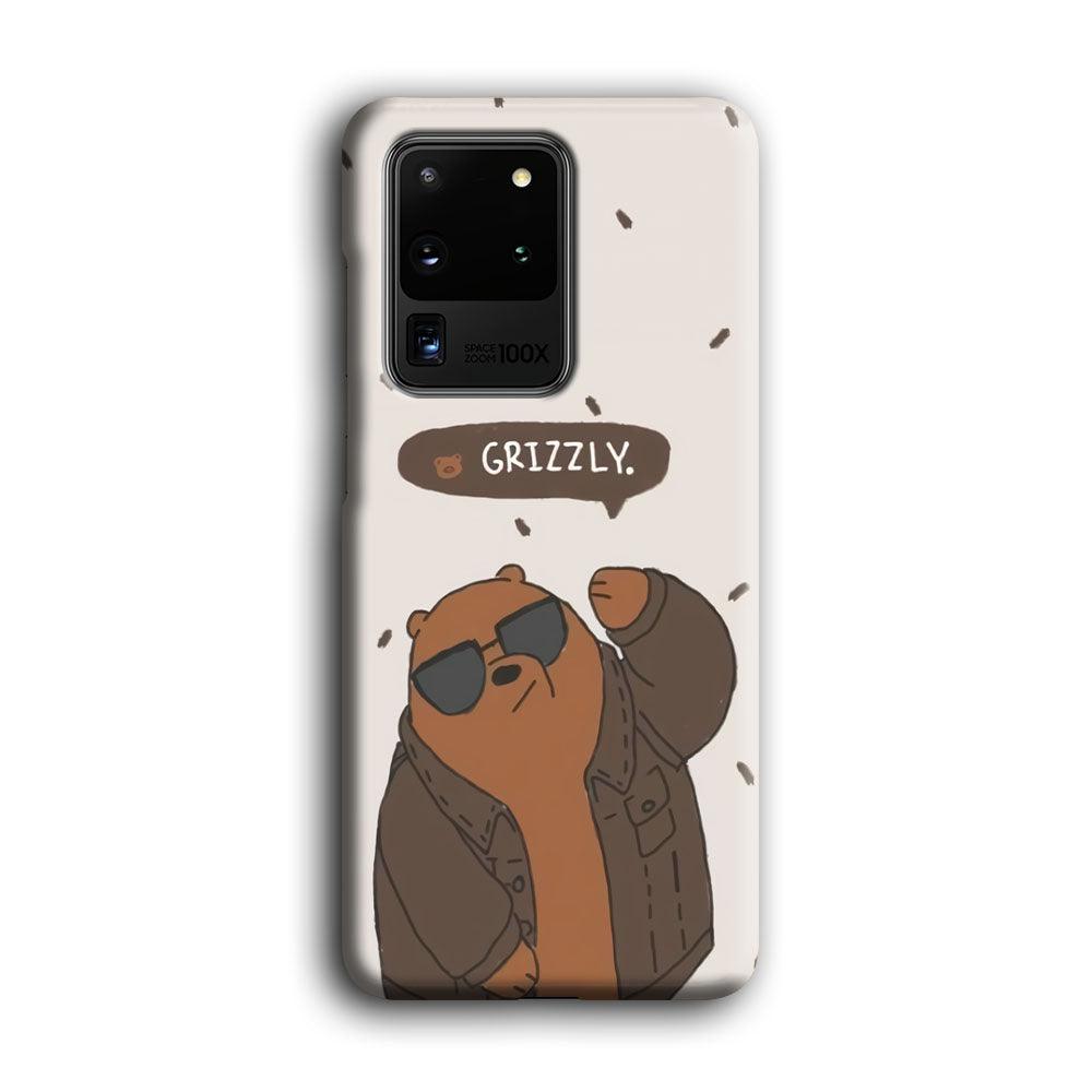 Bare Bears Grizzly Samsung Galaxy S20 Ultra Case-Oxvistore