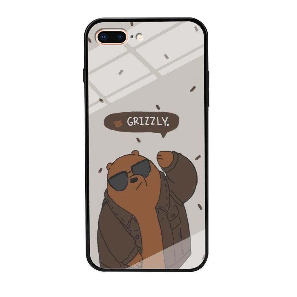 Bare Bears Grizzly iPhone 7 Plus Case-Oxvistore