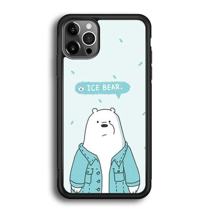 Bare Bears Ice Bear iPhone 12 Pro Max Case-Oxvistore