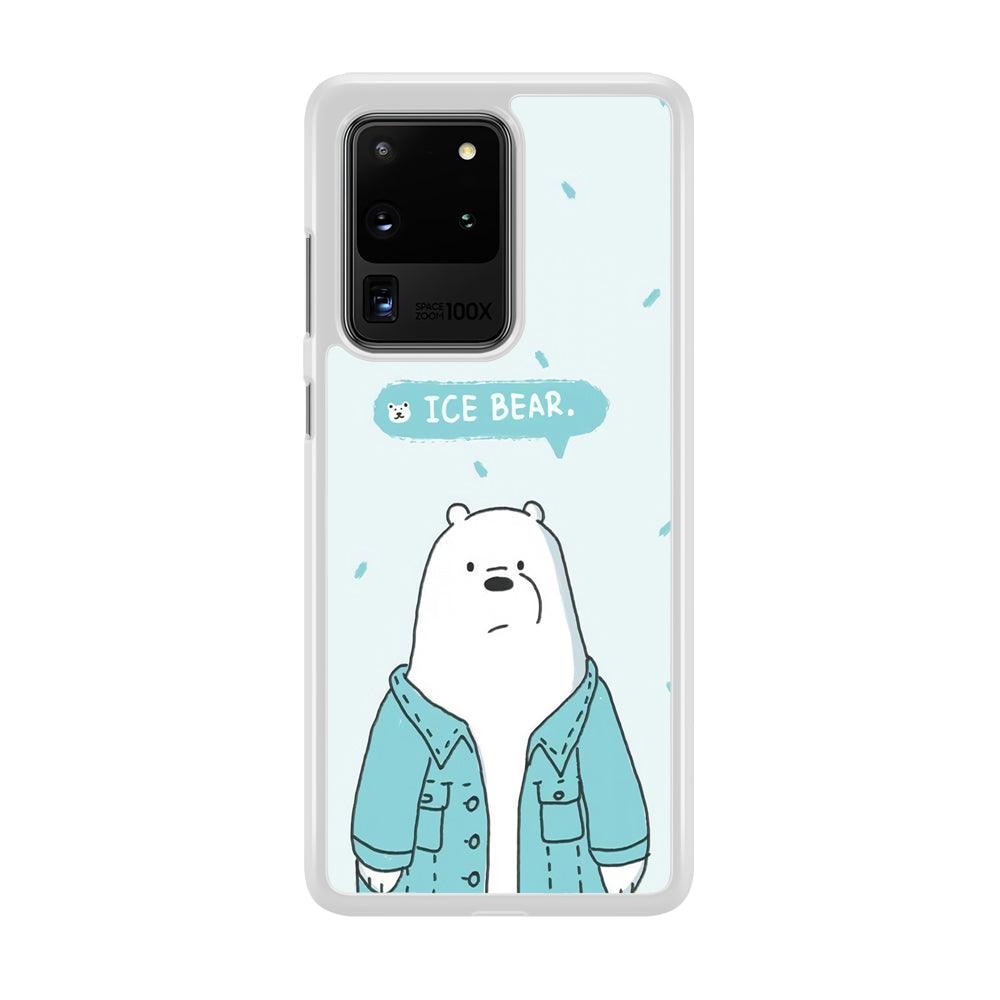 Bare Bears Ice Bear Samsung Galaxy S20 Ultra Case-Oxvistore