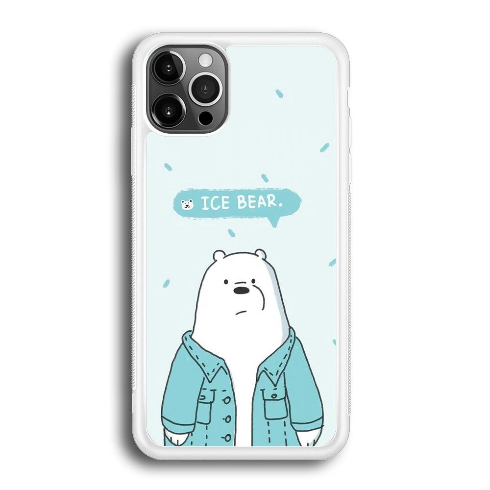 Bare Bears Ice Bear iPhone 12 Pro Case-Oxvistore