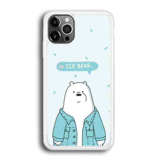 Bare Bears Ice Bear iPhone 12 Pro Case-Oxvistore