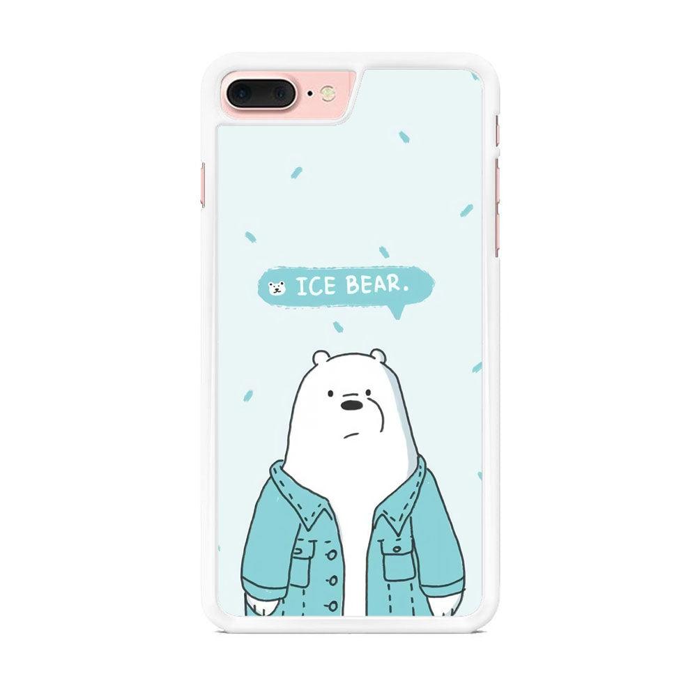 Bare Bears Ice Bear iPhone 7 Plus Case-Oxvistore