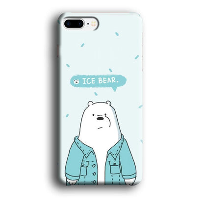 Bare Bears Ice Bear iPhone 7 Plus Case-Oxvistore