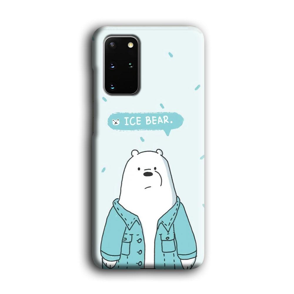 Bare Bears Ice Bear Samsung Galaxy S20 Plus Case-Oxvistore