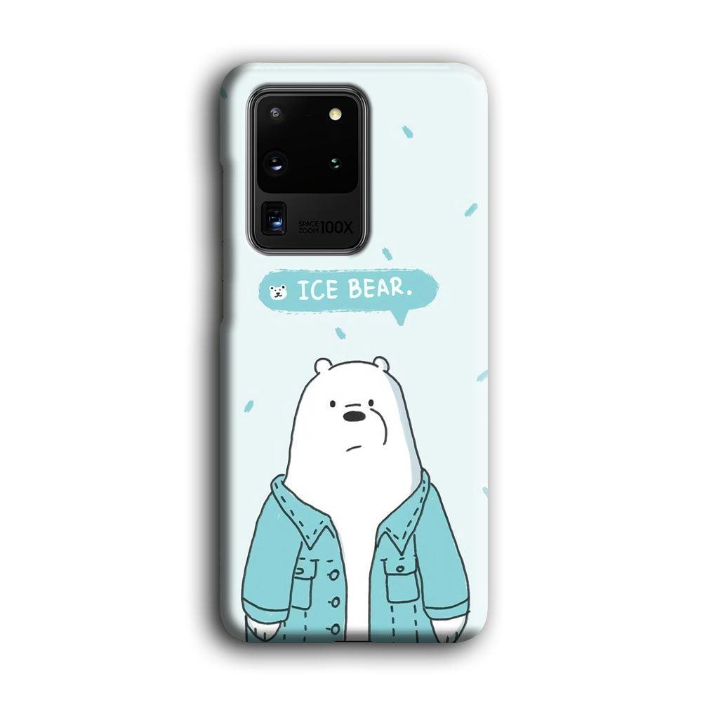 Bare Bears Ice Bear Samsung Galaxy S20 Ultra Case-Oxvistore