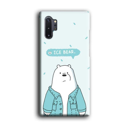 Bare Bears Ice Bear Samsung Galaxy Note 10 Plus Case-Oxvistore