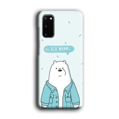 Bare Bears Ice Bear Samsung Galaxy S20 Case-Oxvistore