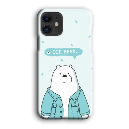 Bare Bears Ice Bear iPhone 12 Case-Oxvistore