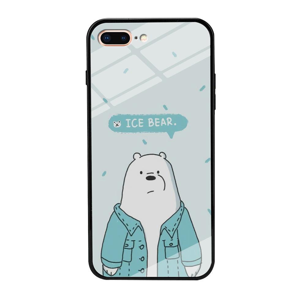 Bare Bears Ice Bear iPhone 7 Plus Case-Oxvistore