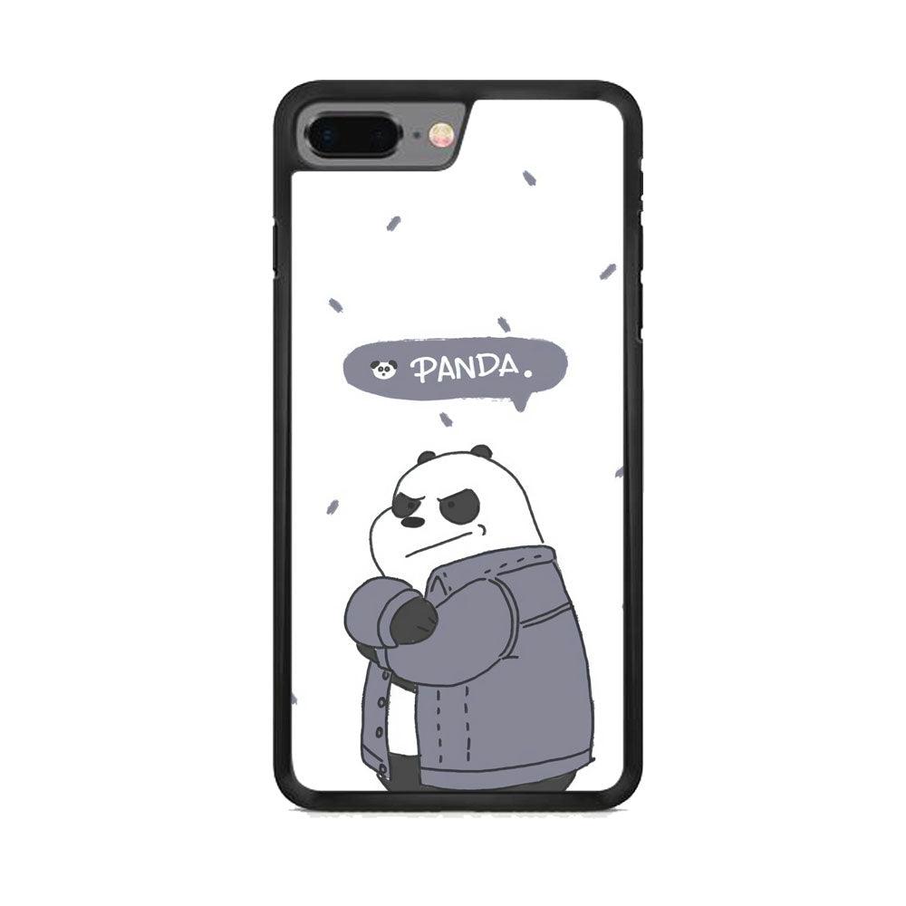 Bare Bears Panda iPhone 7 Plus Case-Oxvistore