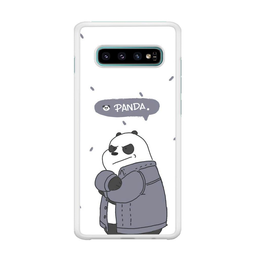 Bare Bears Panda Samsung Galaxy S10 Case-Oxvistore