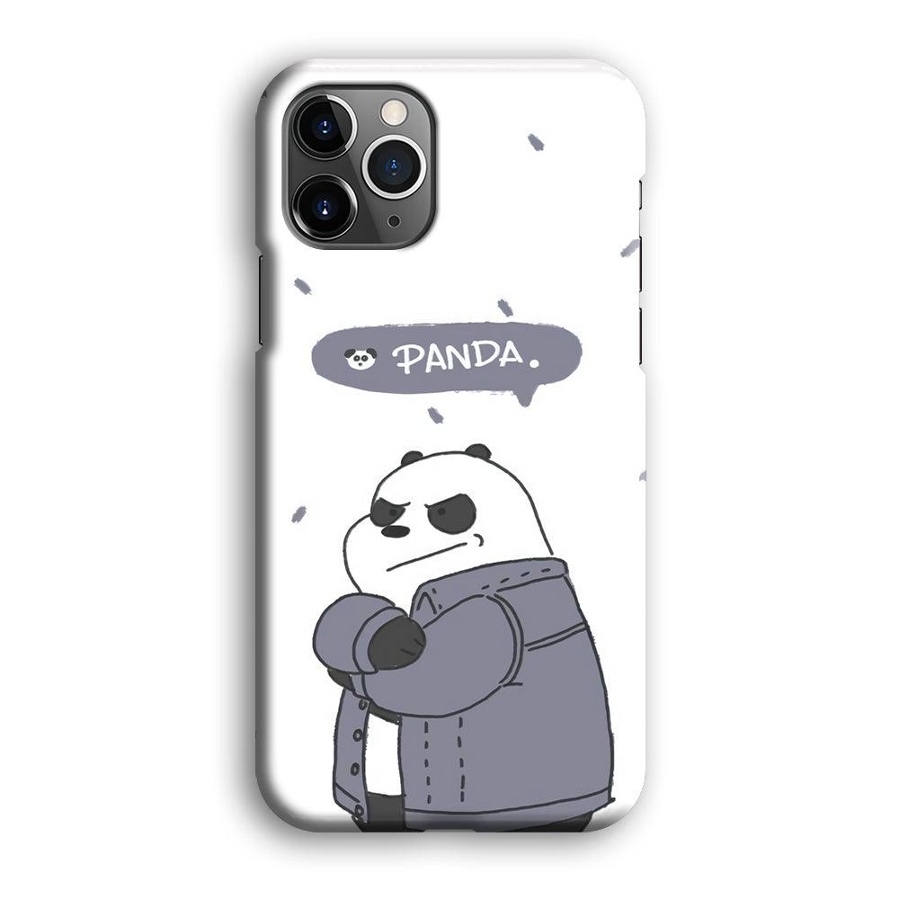 Bare Bears Panda iPhone 12 Pro Case-Oxvistore