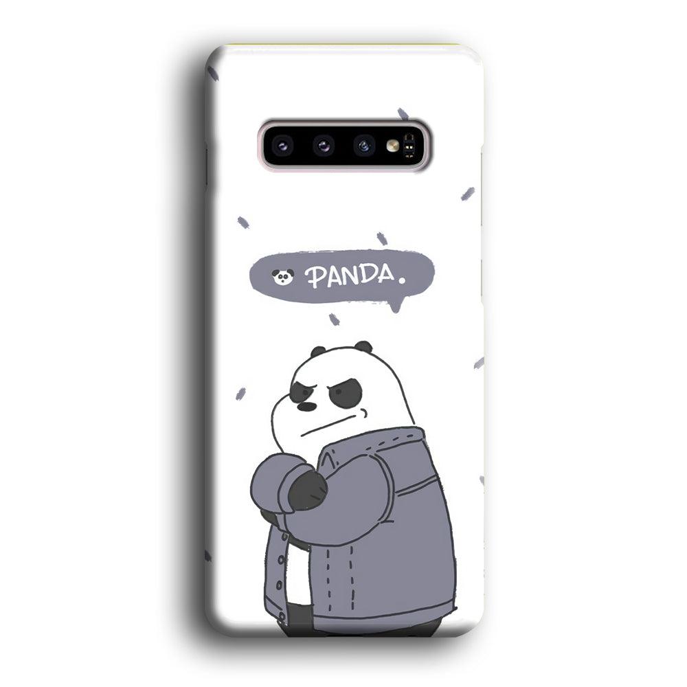 Bare Bears Panda Samsung Galaxy S10 Case-Oxvistore