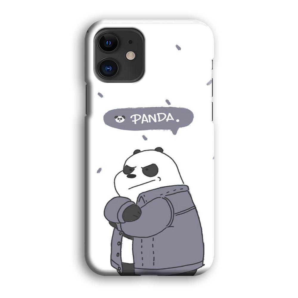 Bare Bears Panda iPhone 12 Case-Oxvistore