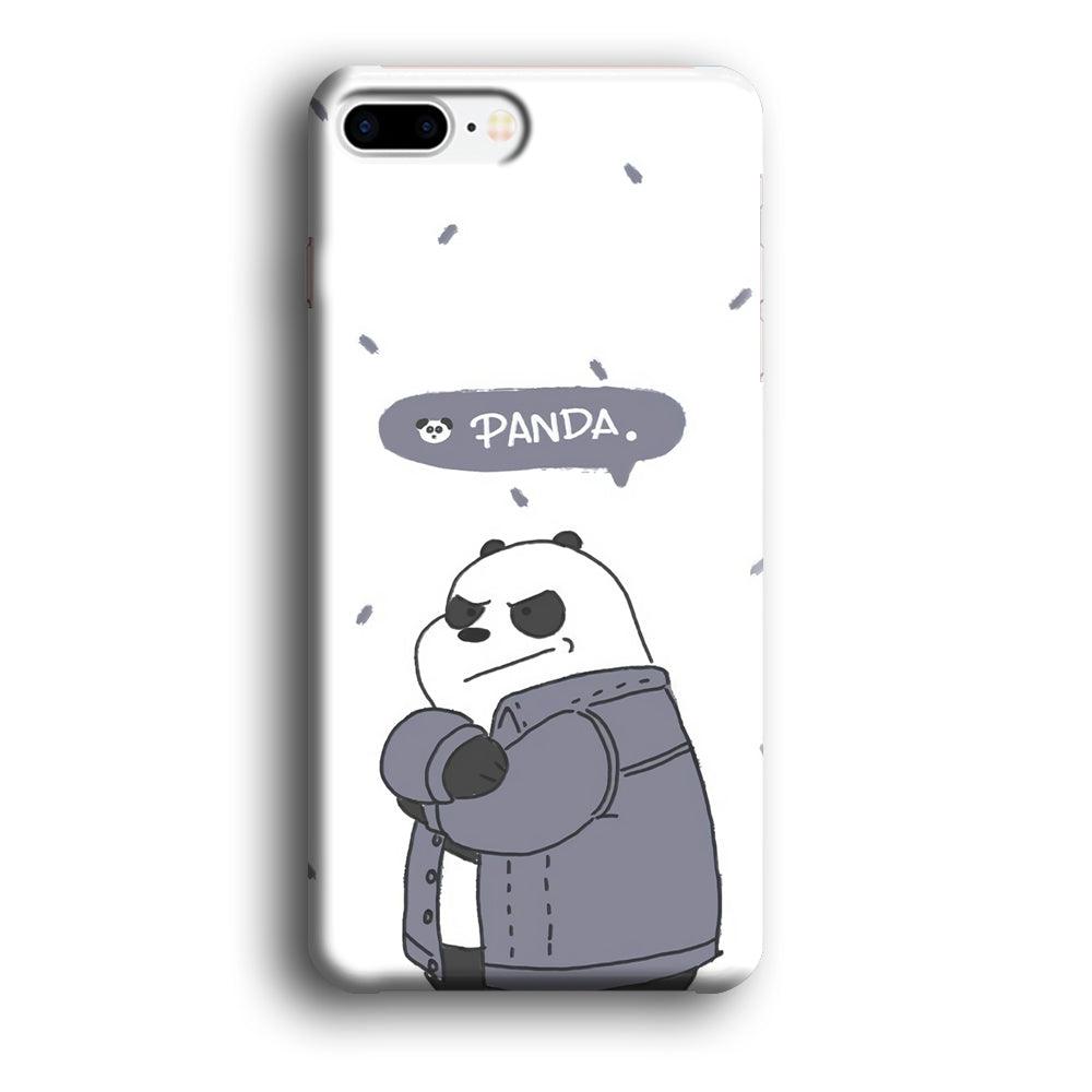 Bare Bears Panda iPhone 7 Plus Case-Oxvistore