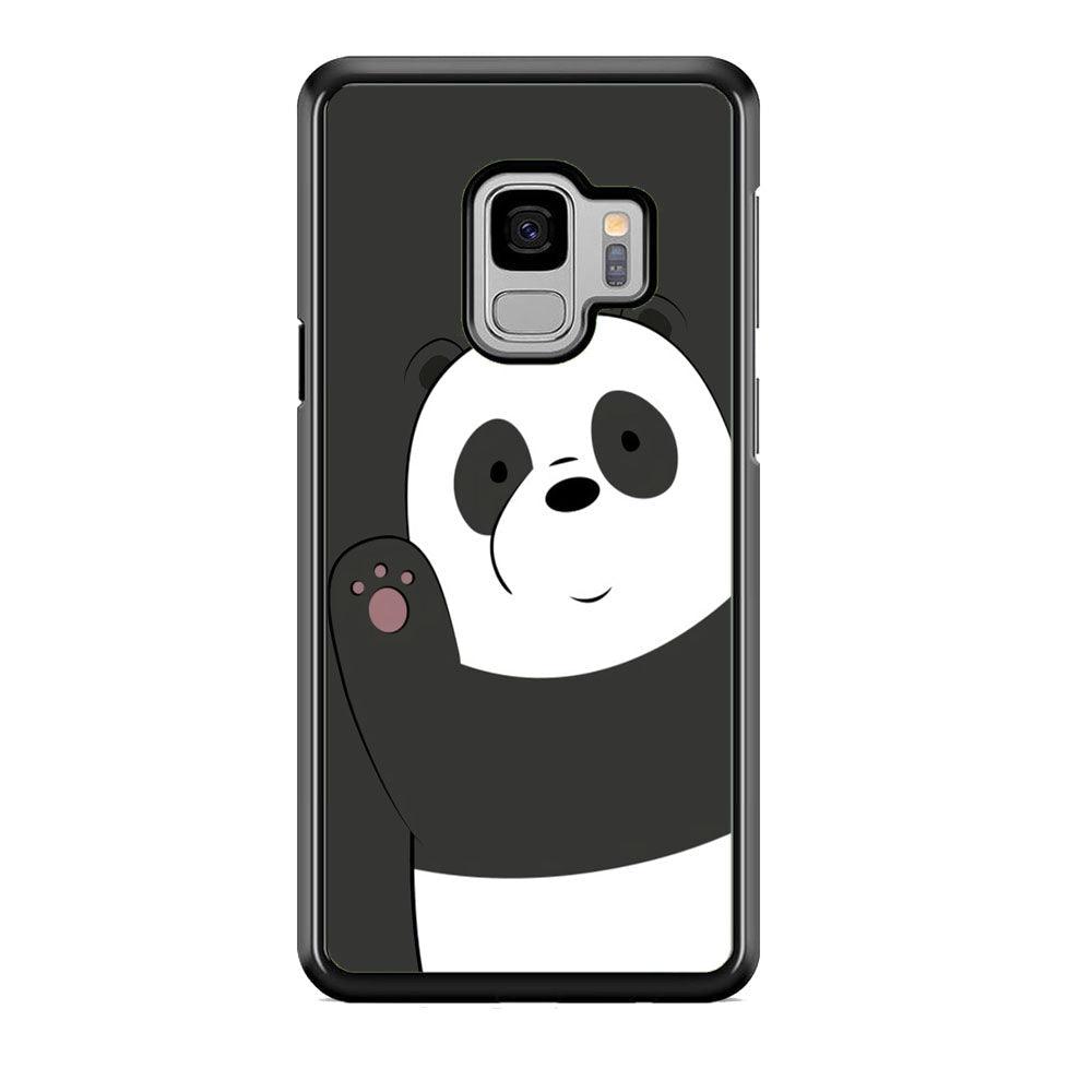 Bare Bears Waff from Panda Samsung Galaxy S9 Case-Rubber Black (2D Case)-Oxvistore