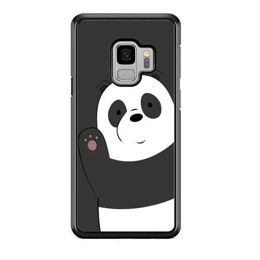 Bare Bears Waff from Panda Samsung Galaxy S9 Case-Rubber Black (2D Case)-Oxvistore
