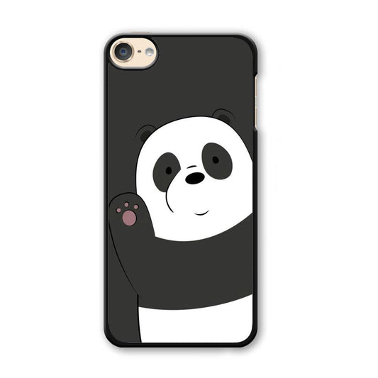 Bare Bears Waff from Panda iPod Touch 6 Case-Plastic Black (2D Case)-Oxvistore