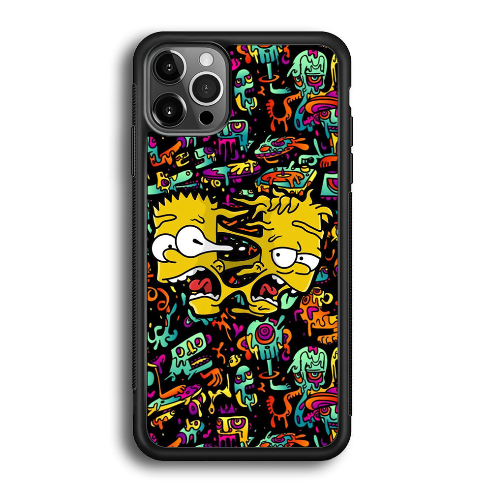 Bart Clone in Magic Doodle iPhone 12 Pro Case-3D Case-Oxvistore