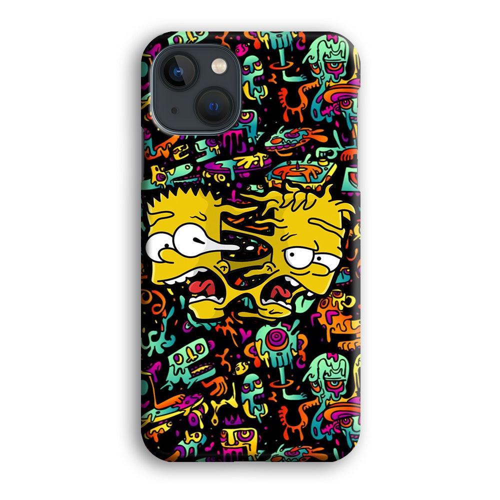 Bart Clone in Magic Doodle iPhone 15 Plus Case-Oxvistore