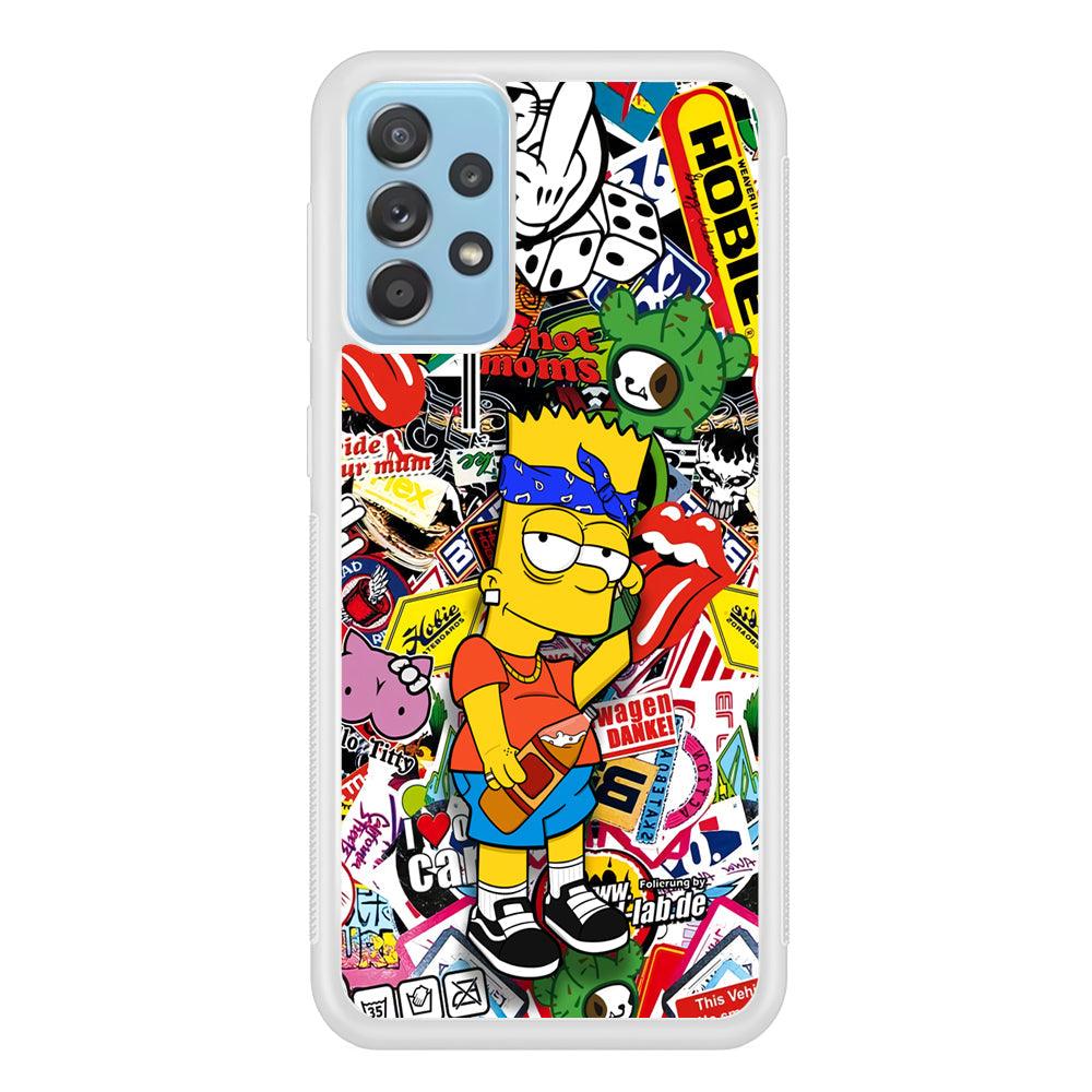 Bart Coke Holic Samsung Galaxy A52 Case-Oxvistore