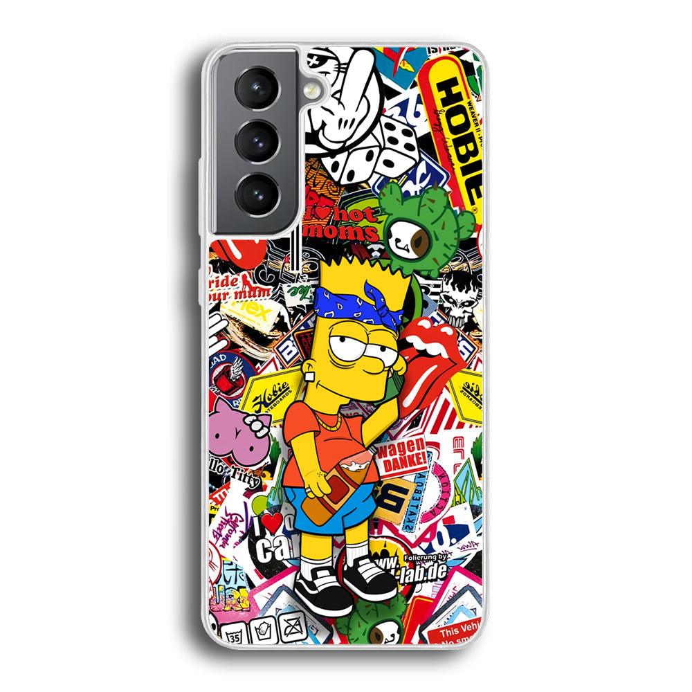 Bart Coke Holic Samsung Galaxy S21 Case-Oxvistore