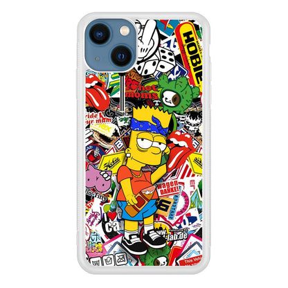 Bart Coke Holic iPhone 15 Plus Case-Oxvistore