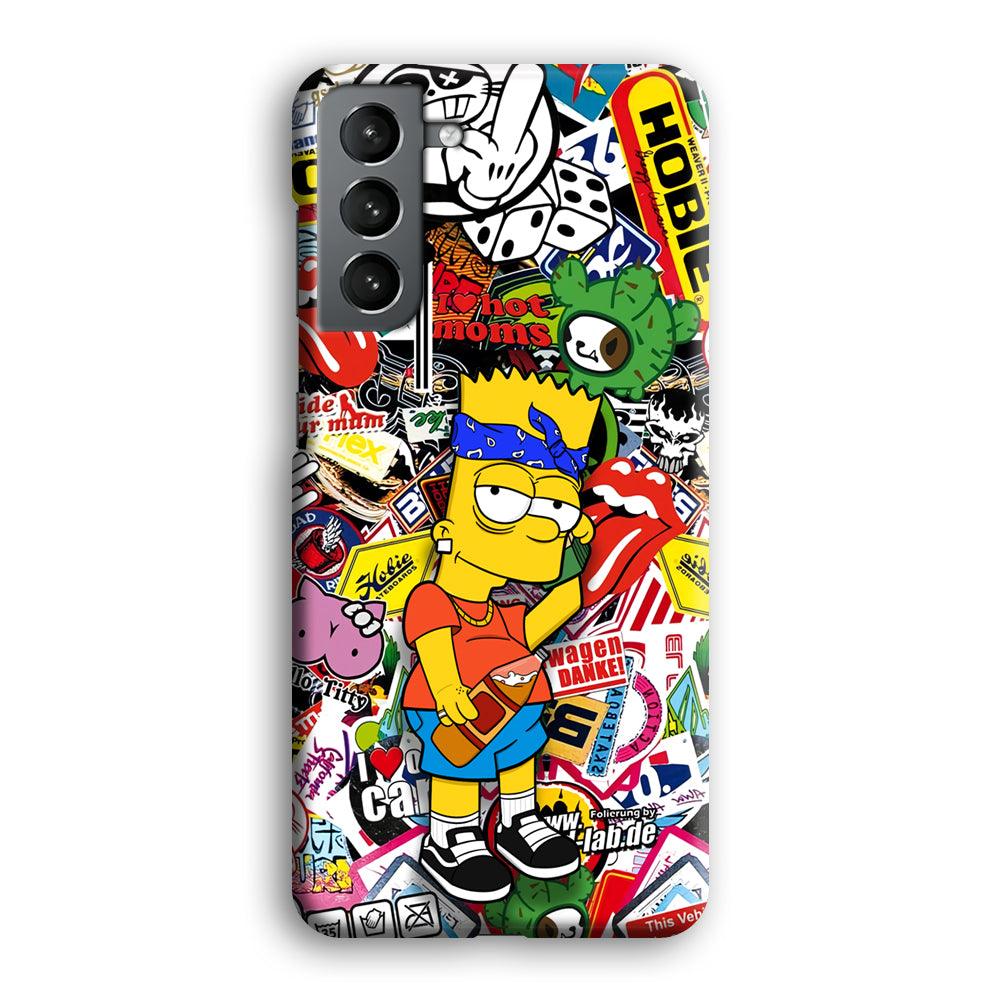 Bart Coke Holic Samsung Galaxy S21 Case-Oxvistore