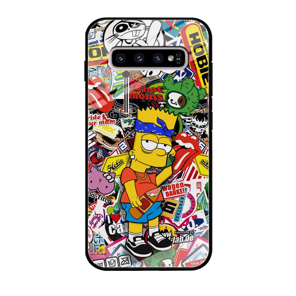 Bart Coke Holic Samsung Galaxy S10 Plus Case-Oxvistore