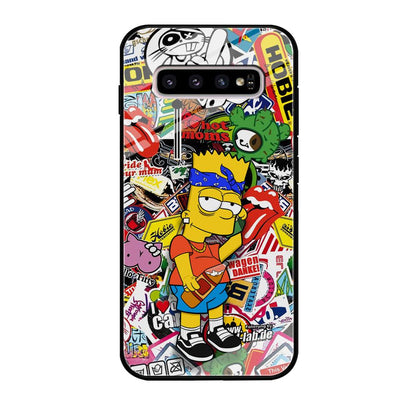 Bart Coke Holic Samsung Galaxy S10 Plus Case-Oxvistore