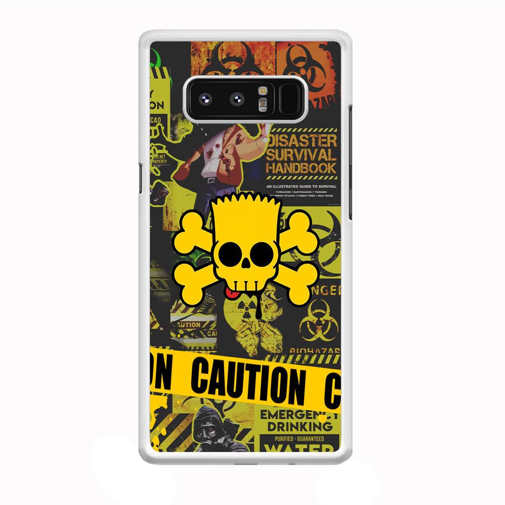 Bart Pirate Emergency Survival Samsung Galaxy Note 8 Case-Oxvistore