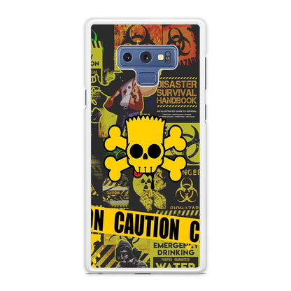 Bart Pirate Emergency Survival Samsung Galaxy Note 9 Case-Oxvistore