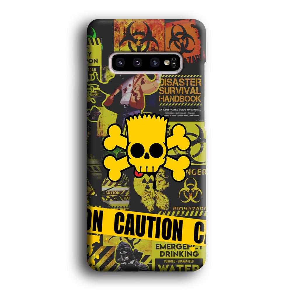 Bart Pirate Emergency Survival Samsung Galaxy S10 Case-Oxvistore