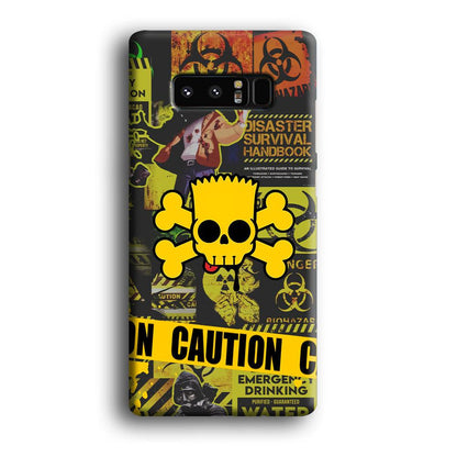 Bart Pirate Emergency Survival Samsung Galaxy Note 8 Case-Oxvistore