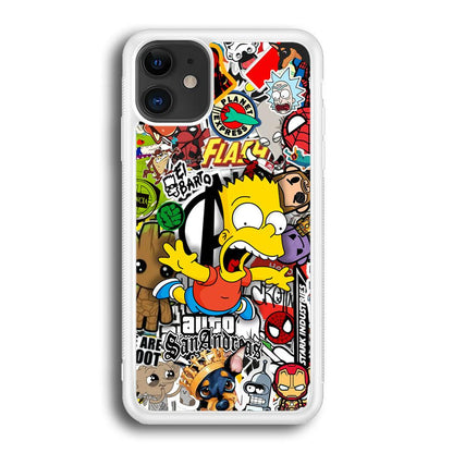 Bart Scream and Jumping iPhone 12 Case-Oxvistore