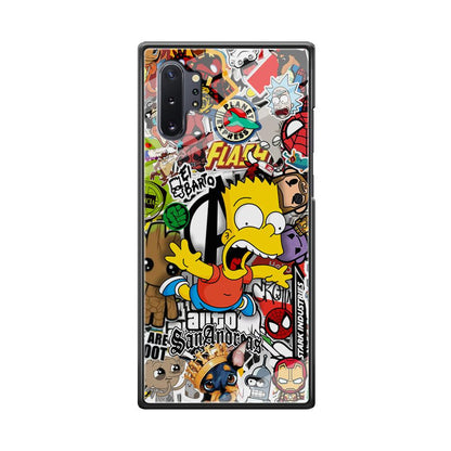 Bart Scream and Jumping Samsung Galaxy Note 10 Plus Case-Oxvistore