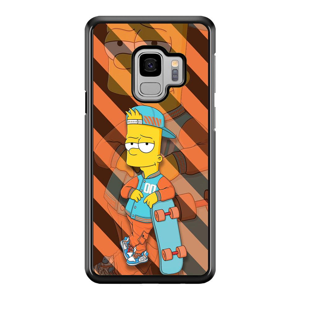 Bart Skater on Duty Samsung Galaxy S9 Case-Oxvistore