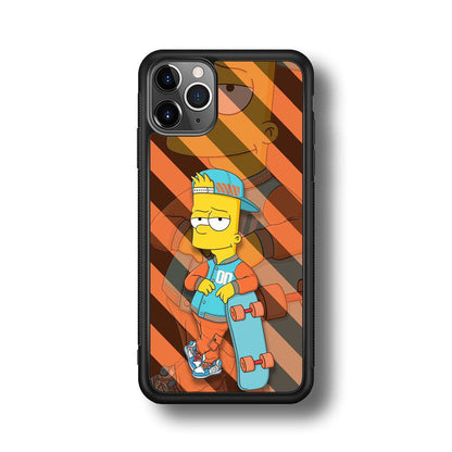 Bart Skater on Duty iPhone 11 Pro Case-Oxvistore