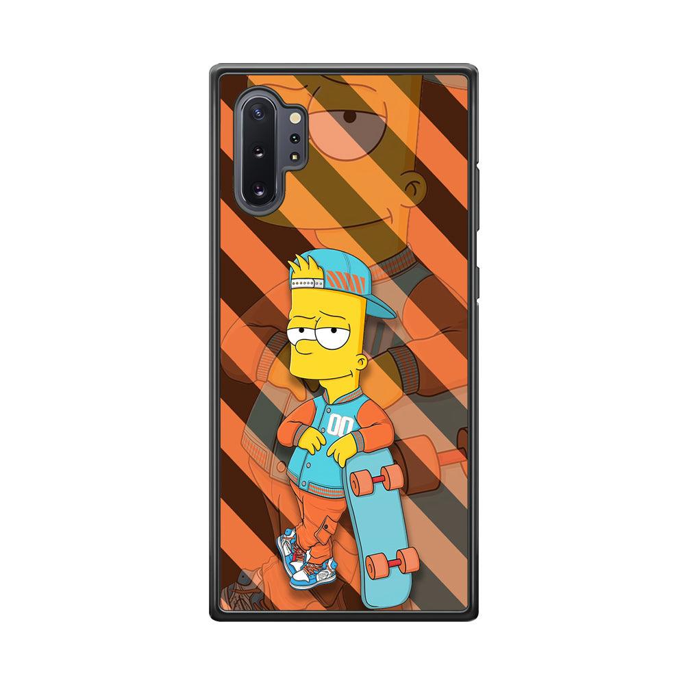 Bart Skater on Duty Samsung Galaxy Note 10 Plus Case-Oxvistore