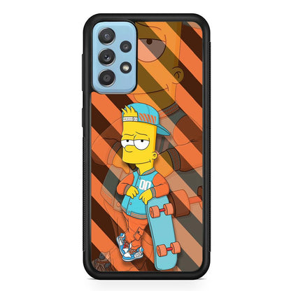 Bart Skater on Duty Samsung Galaxy A52 Case-Oxvistore