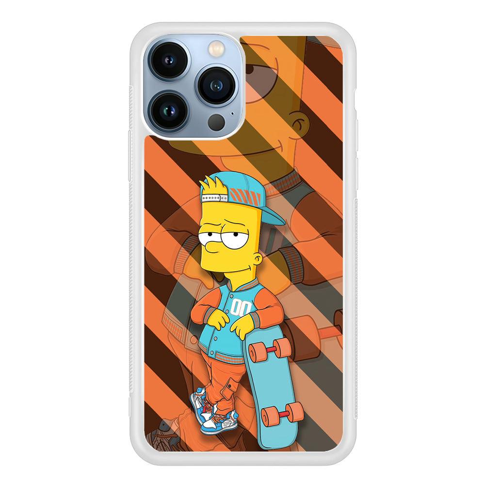 Bart Skater on Duty iPhone 15 Pro Case-Oxvistore